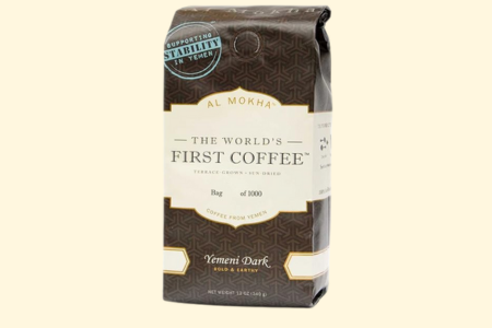 Al Mokha The World's First Coffee. Yemen Dark Roast (whole bean) photo