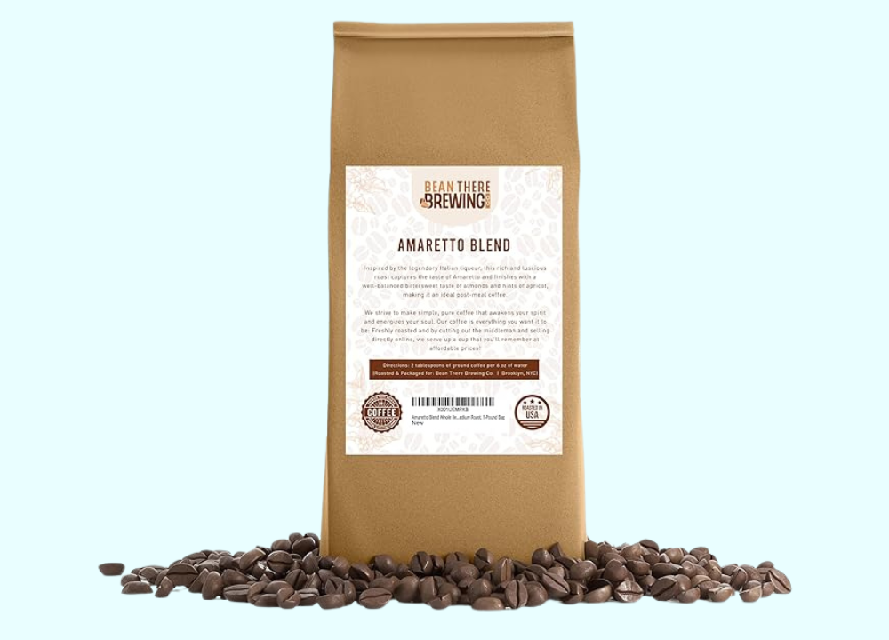 Amaretto Blend Whole Bean Coffee, Medium Roast, 1-Pound Bag photo