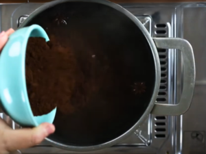 How To Make Café De Olla At Home - Adding And Brewing The Coffee