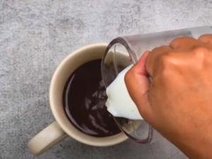 How To Make The Best Homemade Mexican Mocha - Step 4 Combine Coffee, Milk, And Spice Mix