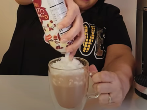 How To Make The Best Homemade Mexican Mocha - Step 5 Top With Whipped Cream And Serve