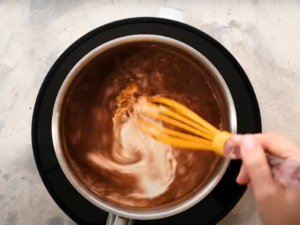 How to Make Pumpkin Spice Coffee Creamer - Heat The Mixture