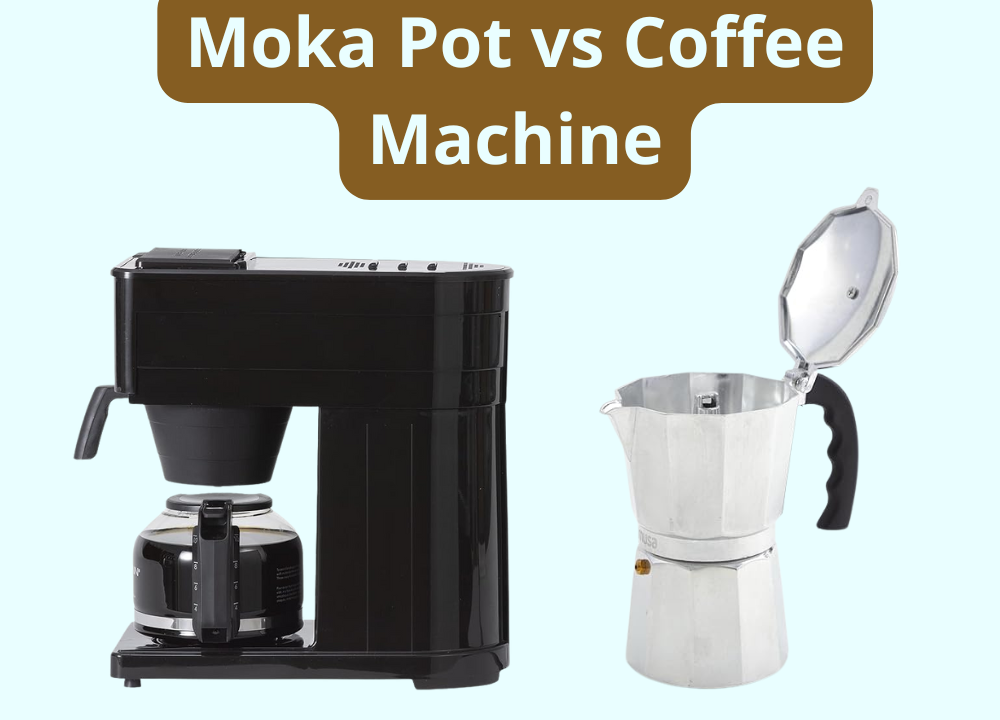 Moka Pot vs Coffee Machine photo