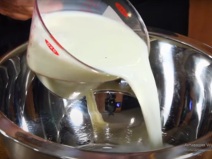 Step-by-Step Instructions for Making French Vanilla Coffee at Home - Warm the Milk and Cream