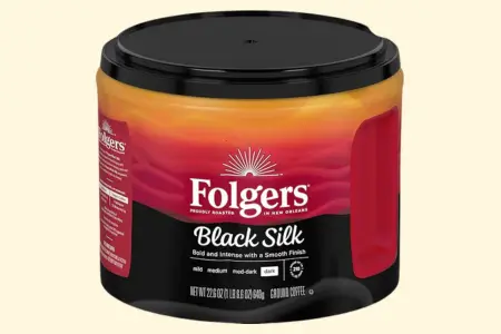 Black Silk Folgers Coffee photo