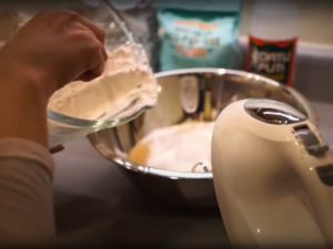 How To Cook Quickly Lausd Coffee Cake - Step 3 Combine Wet And Dry Mixtures