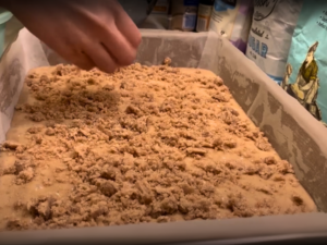 How To Cook Quickly Lausd Coffee Cake - Step 5 Add The Crumble Topping And Bake