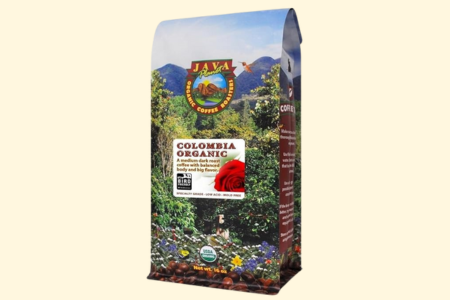 Java Planet Low Acid Coffee, Organic Colombian Single Origin