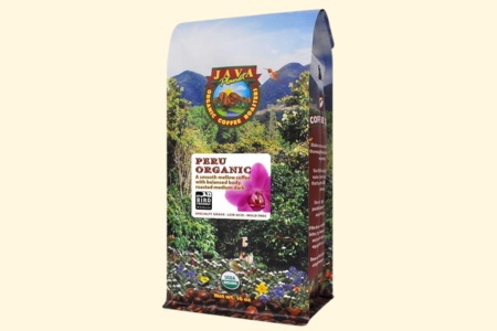 Java Planet Organic, Peru Single Origin Medium Dark Roast