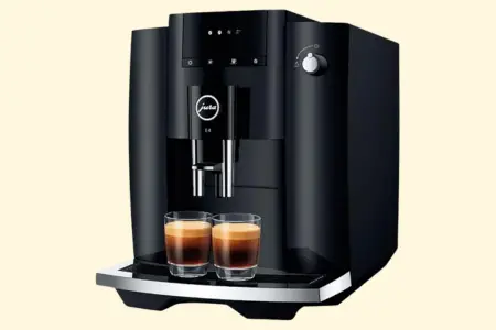 Jura E4 Piano Black Automatic Coffee Machine photo