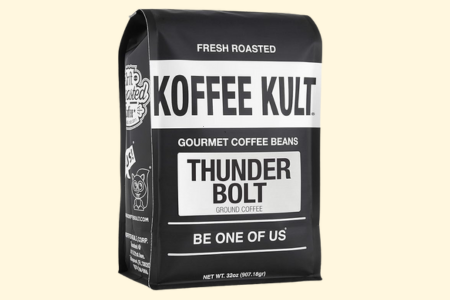 Koffee Kult Thunder Bolt Coffee Ground Our Darkest Roast