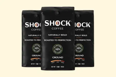 Shock Coffee Ground, The Strongest Caffeinated photo