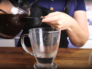 Step-by-step Instructions For The Iced Milky Way Latte - Step 2 Prepare The Coffee Base