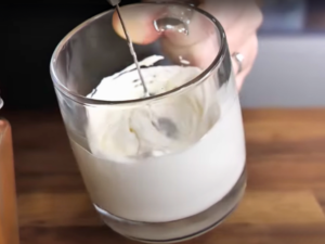 Step-by-step Instructions For The Iced Milky Way Latte - Step 3 Add Flavorings And Milk