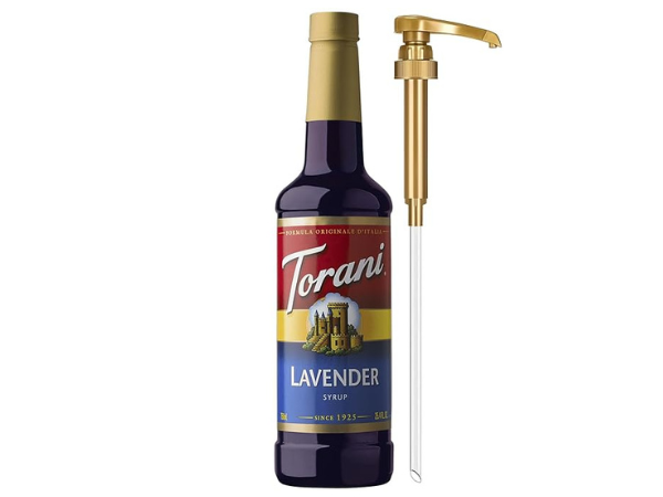 Torani Coffee Syrup, Lavender Flavored Syrup for Drinks