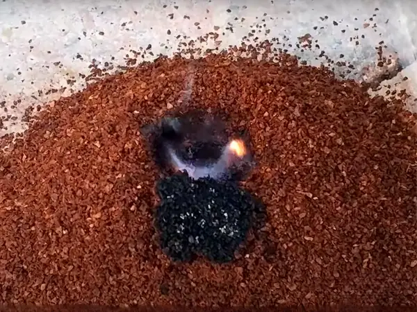 how to burn coffee grounds like incense - Step 3 Light And Monitor The Coffee Grounds