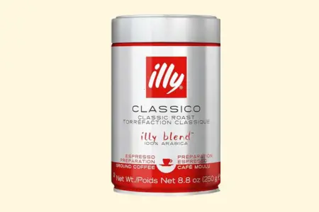 illy Classico Espresso Ground Coffee, Medium Roast photo