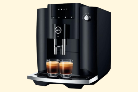 Jura E4 Piano Black Automatic Coffee Machine photo