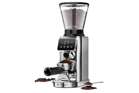 AMZCHEF Coffee Grinder, Coffee Bean Grinder for Home Use with Precise Grinding