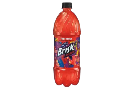 Brisk Fruit Punch Juice, 33.8 fl oz, 6 bottles