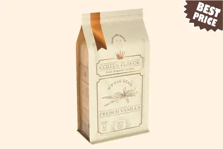 Coffea Flavor - French Vanilla Organic Whole Bean Coffee