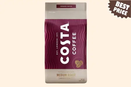 Costa Coffee Ground Coffee, Signature Blend Medium Roast