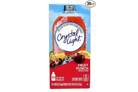 Crystal Light On The Go Fruit Punch Drink Mix