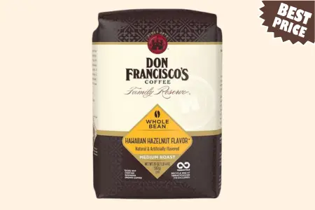 Don Francisco's Premium Hawaiian Hazelnut Flavored Medium Roast Whole Bean Coffee