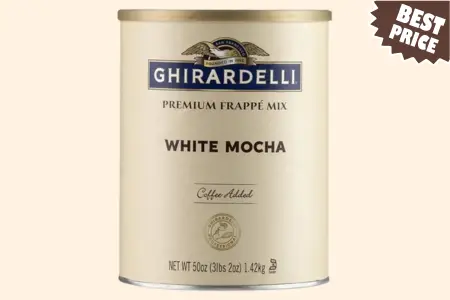 Ghirardelli Mix, White Mocha Frappe