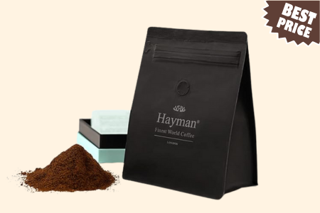 Hayman Coffee, 100% Kenya Kamwangi AA Kirinyaga Coffee, Ground Coffee Medium Roast