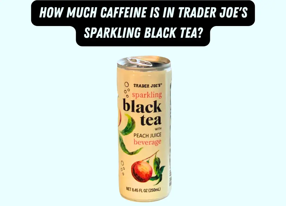 How Much Caffeine is in Trader Joe's Sparkling Black Tea photo