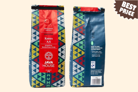 Kenya AA Coffee. Ground Coffee Beans. Fresh Roasted Coffee. 100% Single Source Fair Trade Kenyan 2