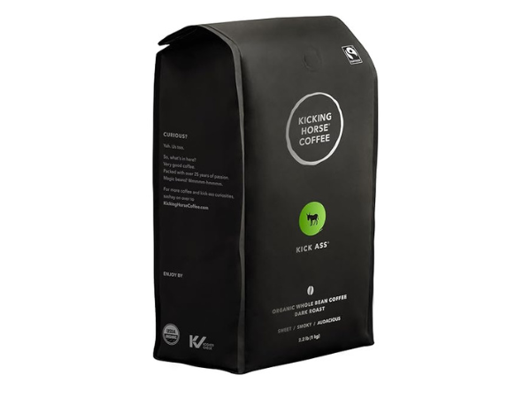 Kicking Horse Coffee, Kick Ass, Dark Roast, Whole Bean 1