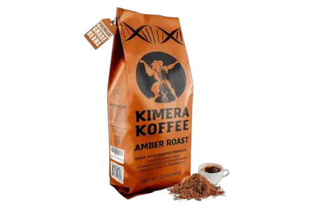 Kimera Koffee - Organic Honey Processed Light Roast Ground Coffee  Amber Blend 