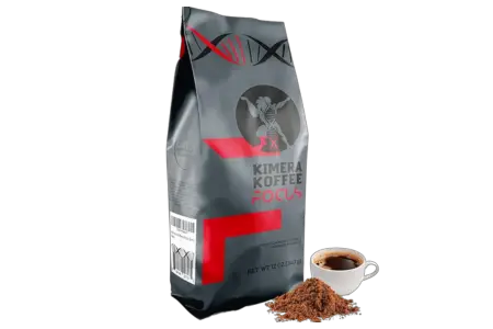 Kimera Koffee - Organic Light Roast Ground Coffee  Focus Blend