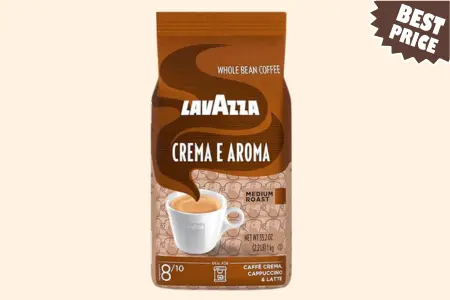 Lavazza Crema E Aroma Whole Bean Coffee Blend, 2.2-Pound Bag