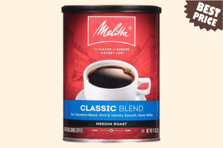 Melitta Classic Blend Coffee, Medium Roast, Extra Fine Grind