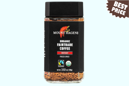 Mount Hagen 3.53oz Organic Freeze Dried Instant Coffee