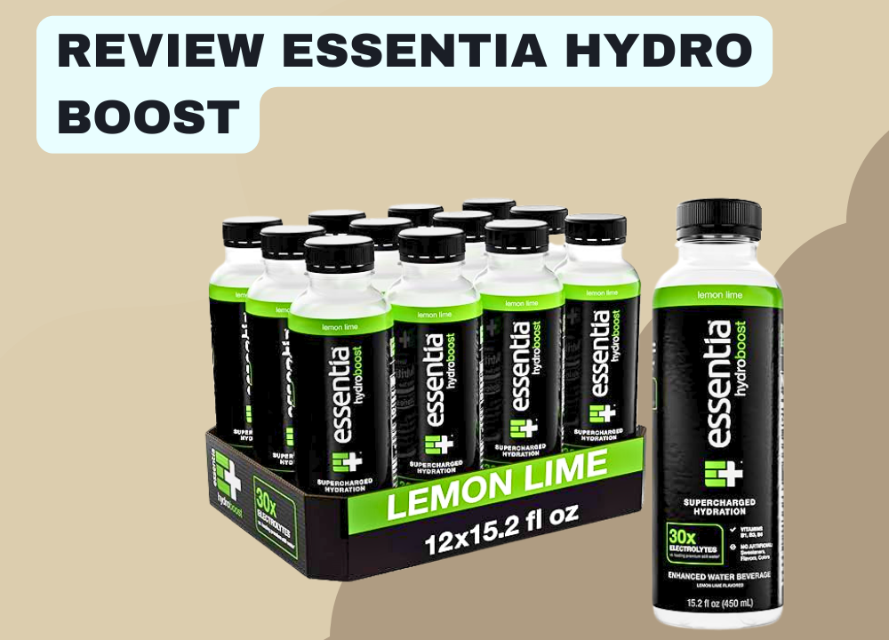 Review Essentia Hydro Boost Caffeine, Ingredients​ & Nutrition photo