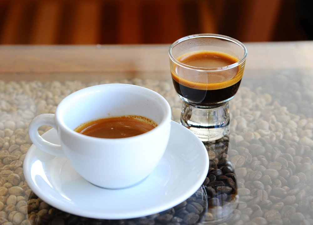 Ristretto coffee photo