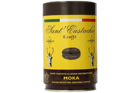 Sant Eustachio Ground Coffee in Can, Moka, 8.8 Ounce