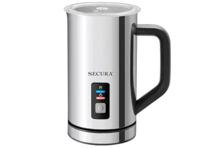 Secura Milk Frother, Electric Milk Steamer Stainless Steel