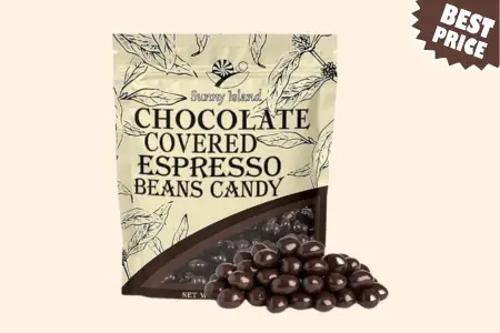 Sunny Island Dark Chocolate Covered Espresso Coffee Beans photo