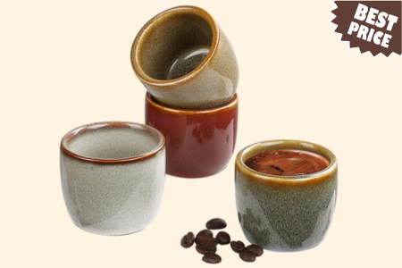 Zeberbo Double-walled Ceramic Espresso Cups photo