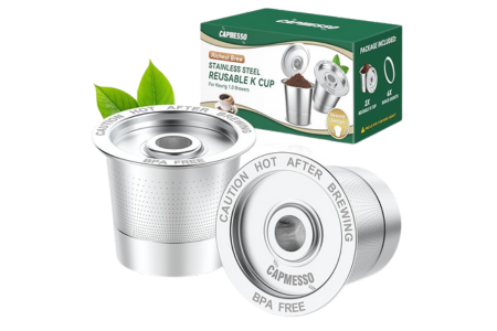 2 Pack Reusable K Cups Coffee Pods for Keurig 1.0 Stainless Steel Refillable K Cup