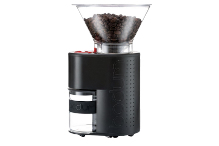 Bodum Bistro Electric Conical Burr Coffee Grinder, Preset Timer