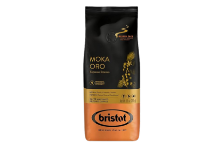 Bristot Moka Oro Ground Coffee  Italian Ground Espresso