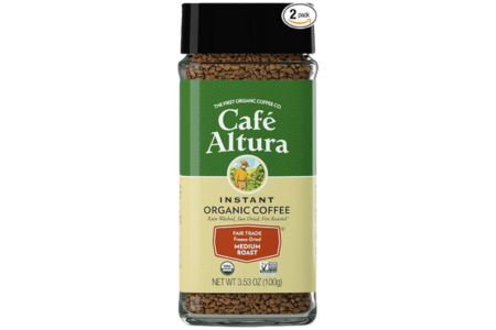 Cafe Altura Freeze Dried Instant Organic Coffee Original