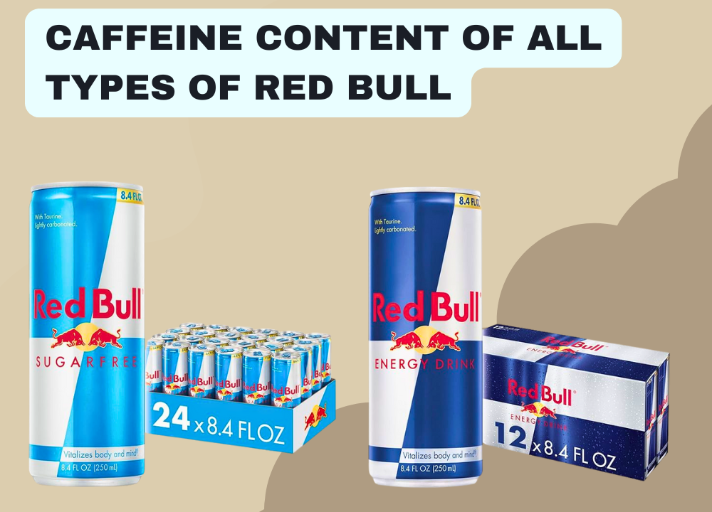 Caffeine Content of All Types of Red Bull photo