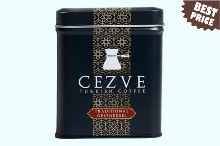 Cezve Turkish Coffee, 100% Arabica, TraditionalGeleneksel Flavor